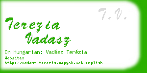 terezia vadasz business card