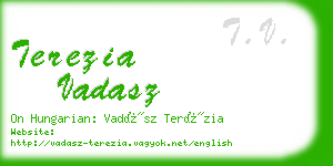 terezia vadasz business card